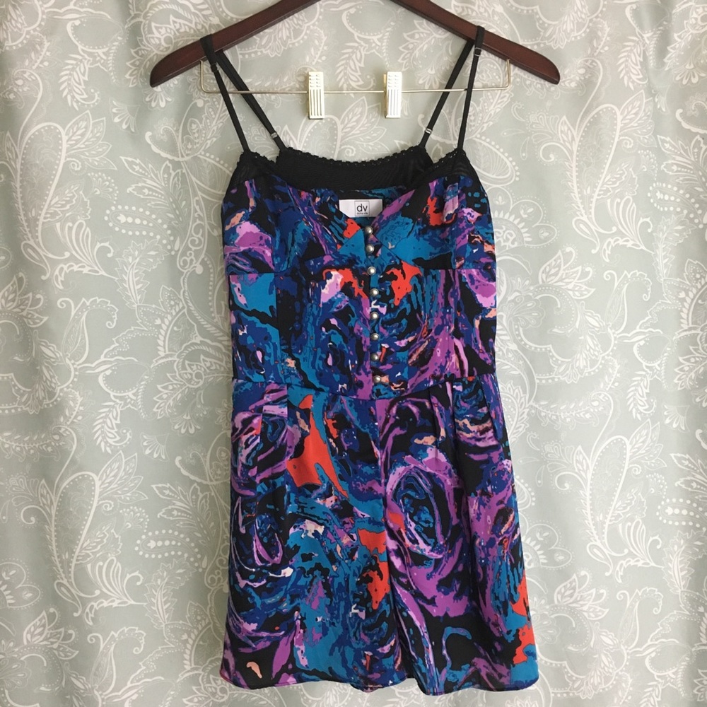 Dolce Vita Small Purple Romper Pockets New